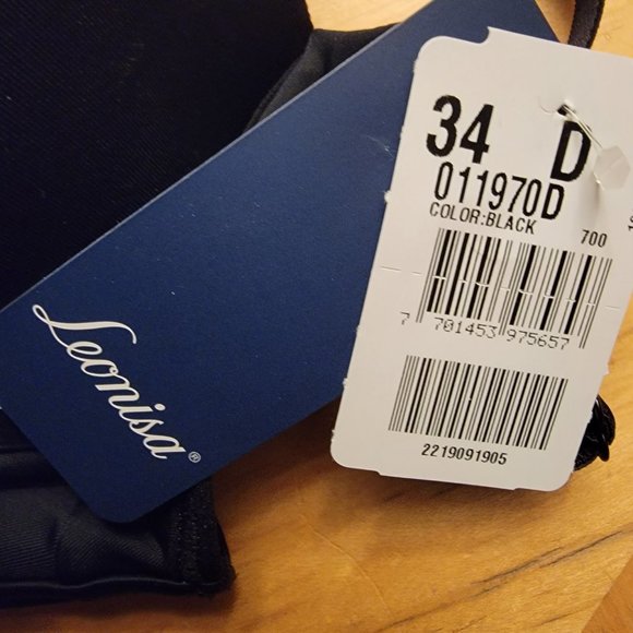Leonisa High-Profile Bra – Black – 34D – NWT - Picture 3 of 4